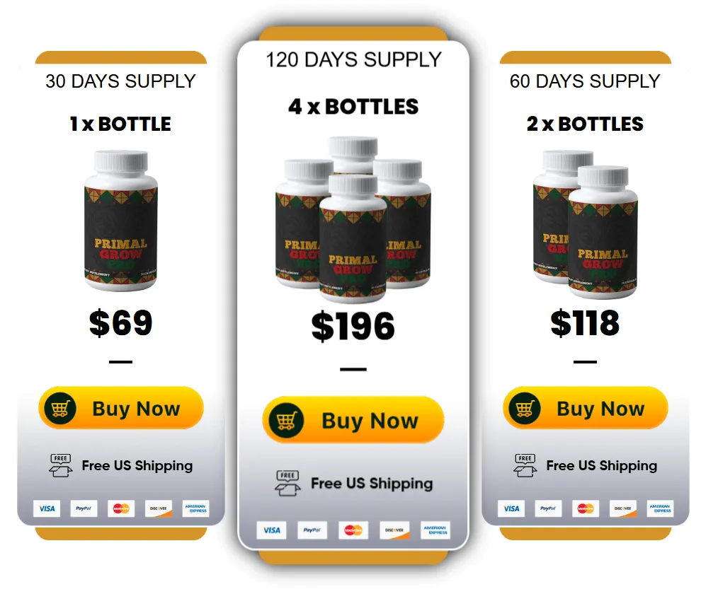 Primal Grow Pro order page